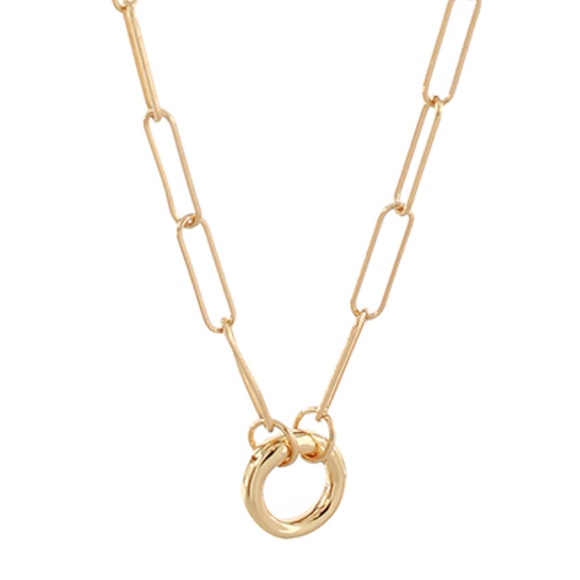 Jump Ring Center Paper Clip Chain - Picture 2 of 2